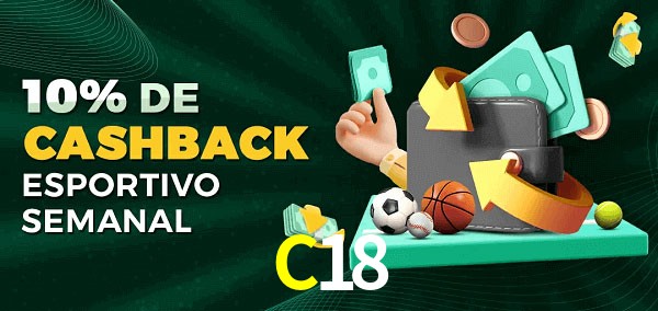 10% de bônus de cashback na C18