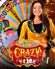 Crazy Time live game no c18 cassino com entretenimento ao vivo para jogadores do Brasil