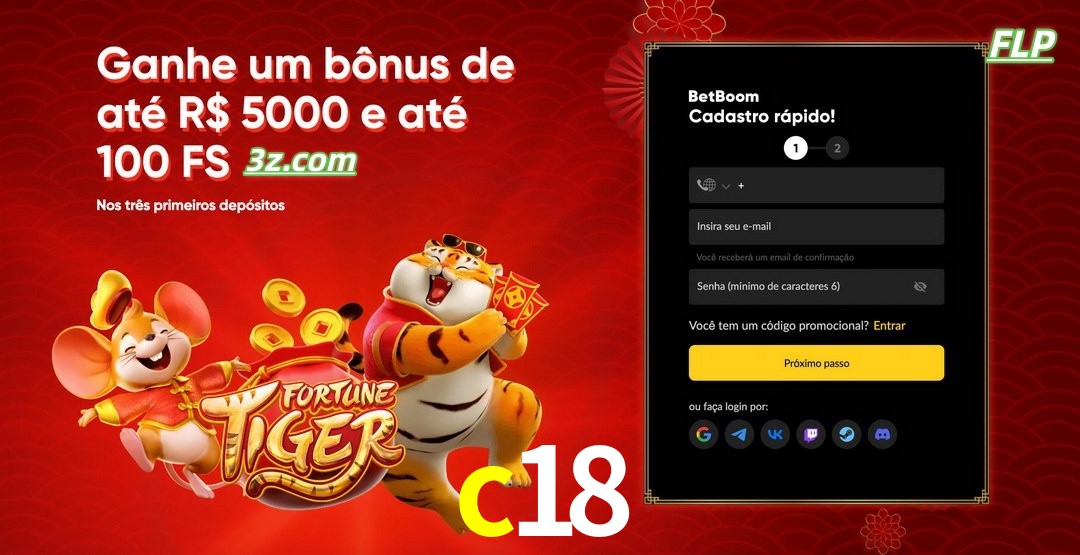 c18 cassino Brasil bônus de boas-vindas até R$5000 e 100 free spins