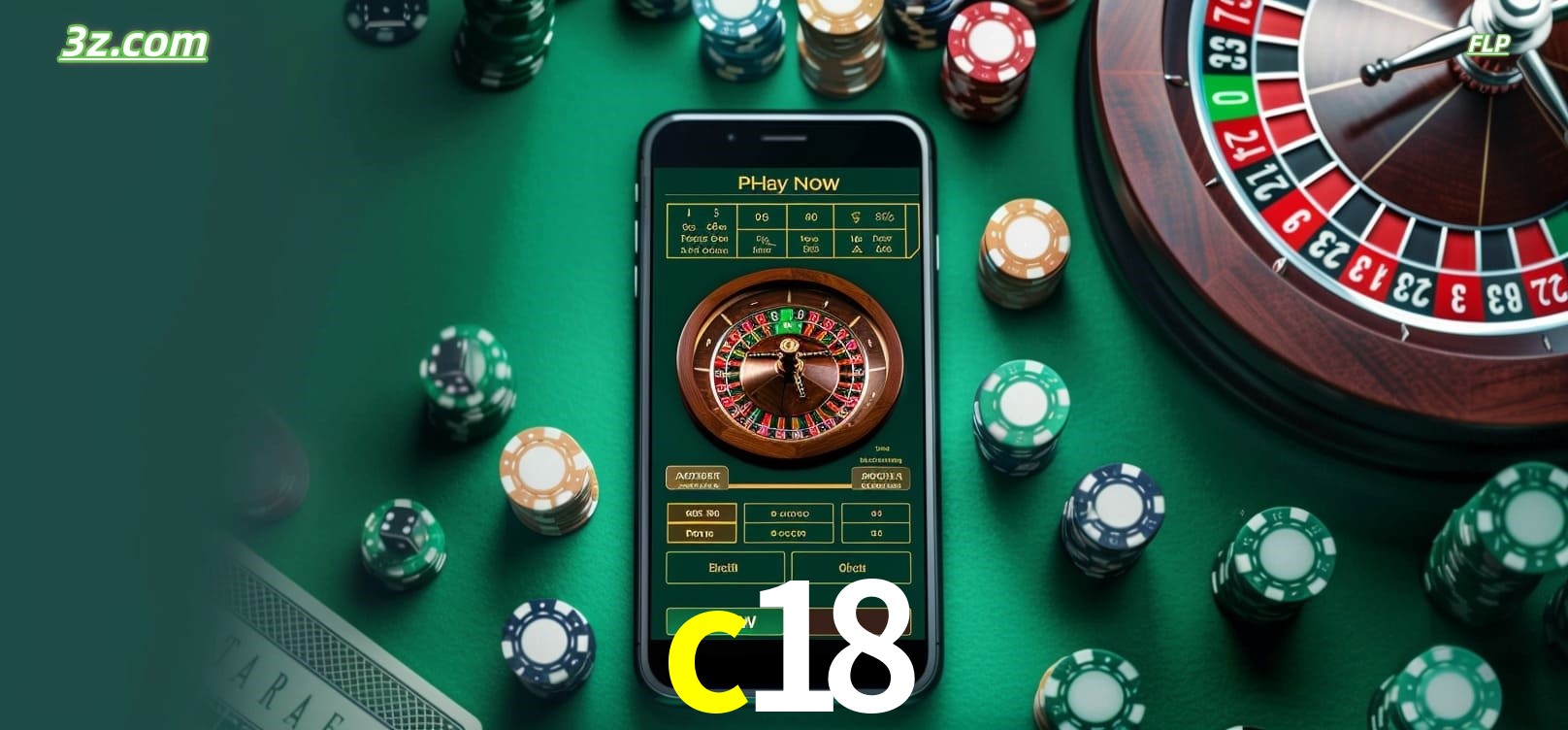 Roleta online no cassino c18 disponível em celular e computador